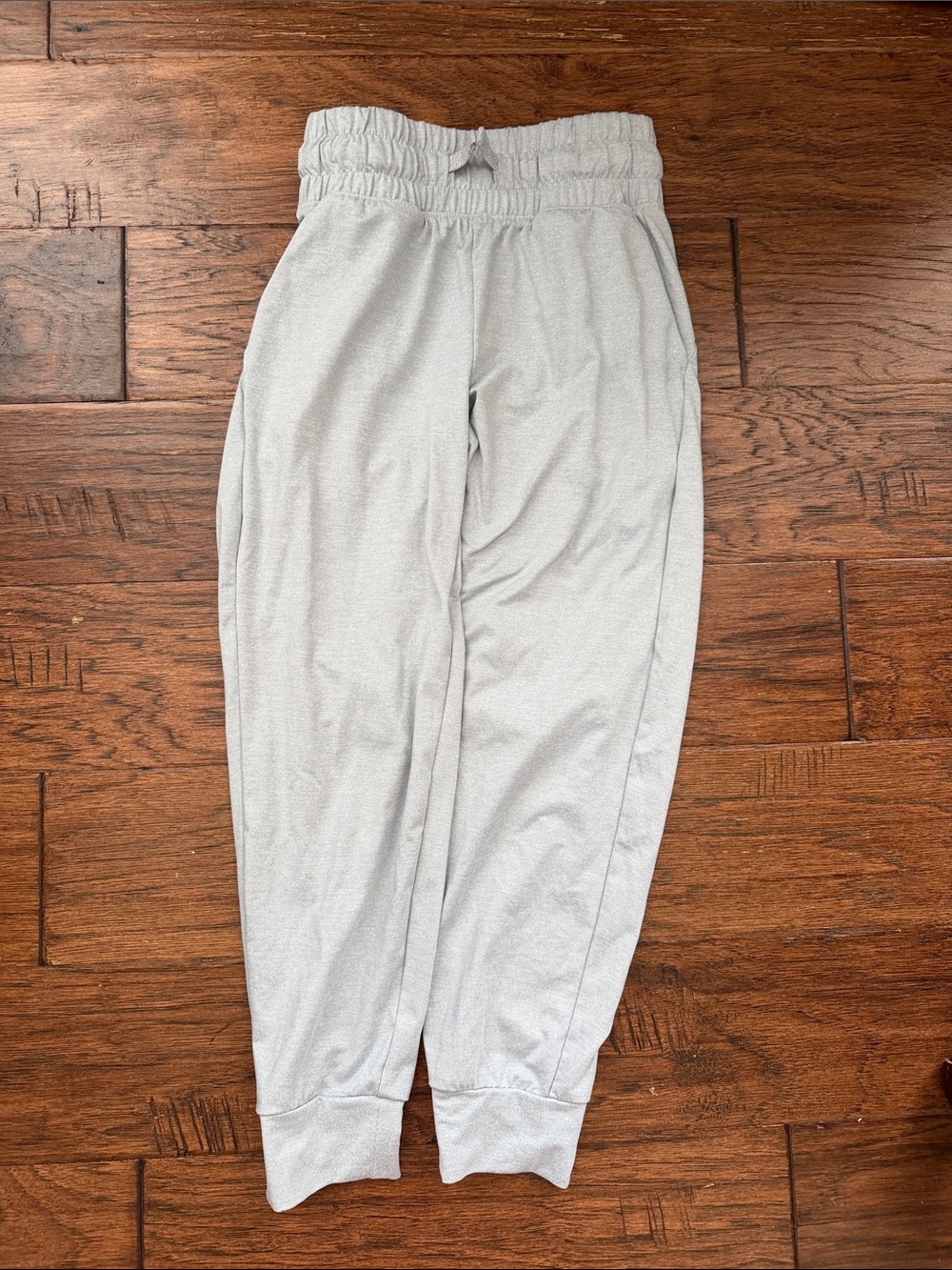 all in motion Heather Gray/Silver Elastic Waist Jogger Pants size S6/7